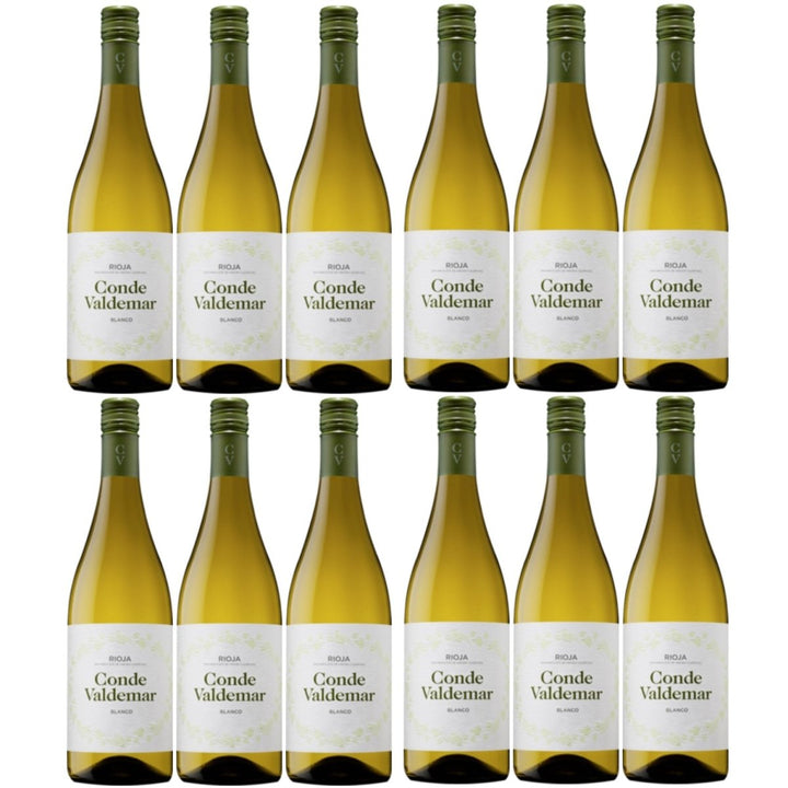 Conde Valdemar Blanco Rioja DOCa Weißwein veganer Wein trocken Spanien (12 x 0.75l) - Versanel -