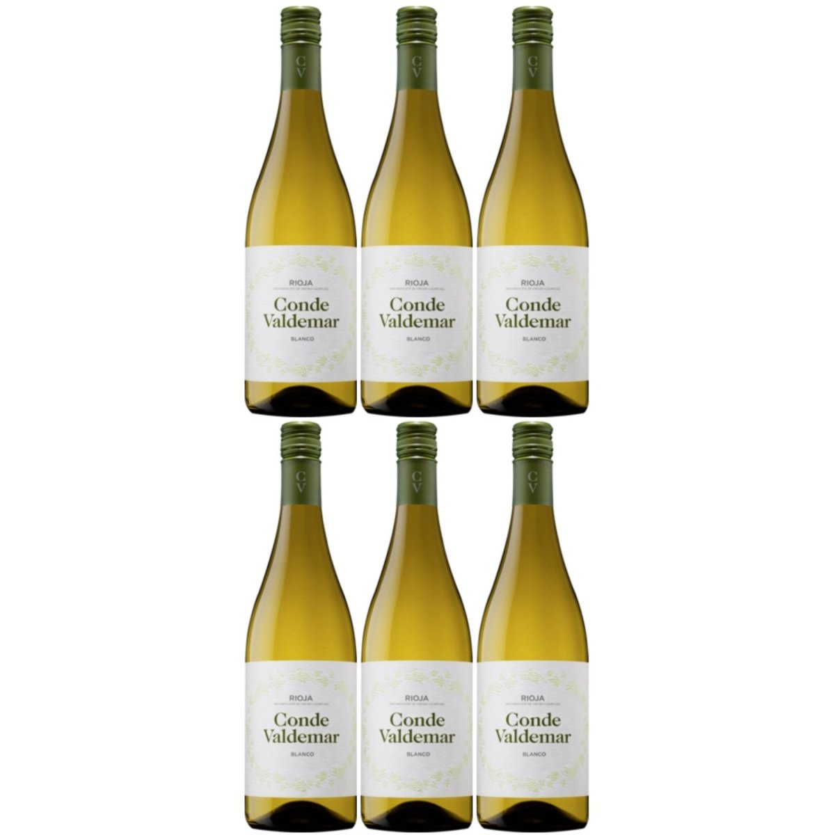 Conde Valdemar Blanco Rioja DOCa Weißwein veganer Wein trocken Spanien (6 x 0.75l) - Versanel -