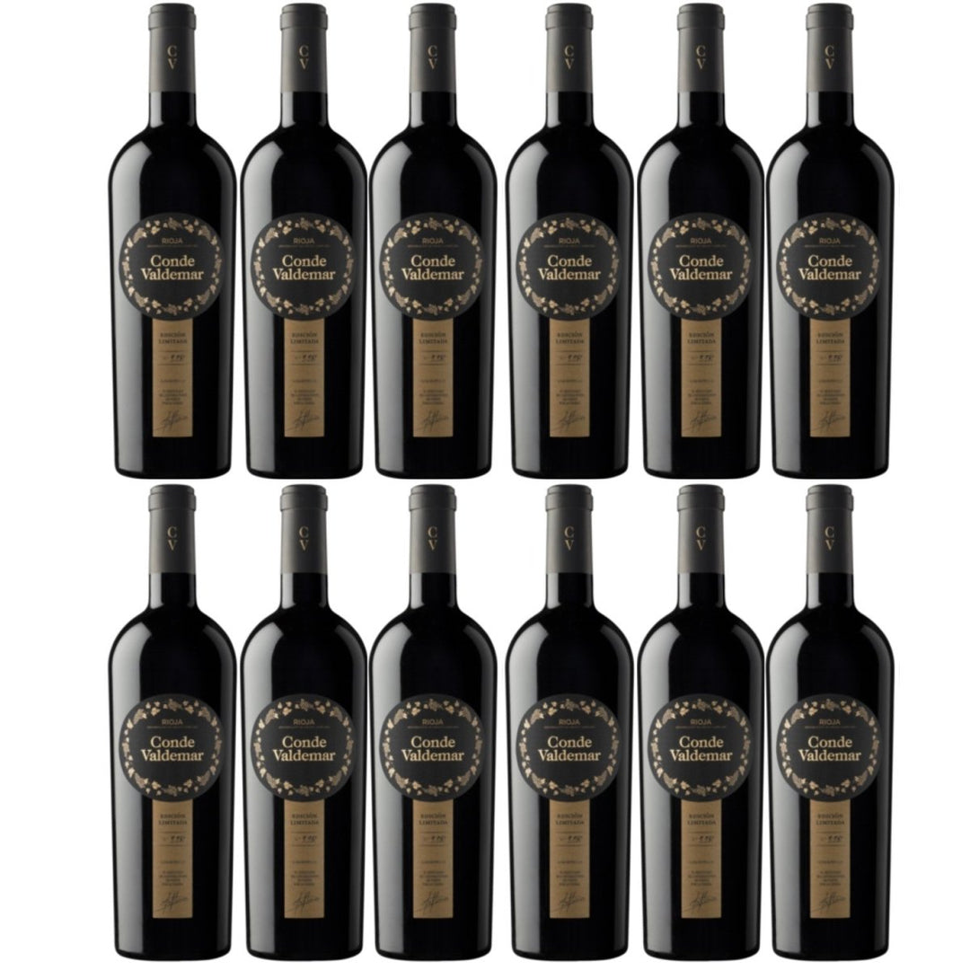Conde Valdemar Edición Limitada Rioja DOCa Rotwein veganer Wein trocken Spanien (12 x 0.75l) - Versanel -