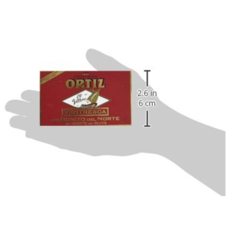 Conservas Ortiz Ventresca Bonito del Norte Bauchfleisch vom Weißen Thunfisch (1 x 110 g) - Versanel -