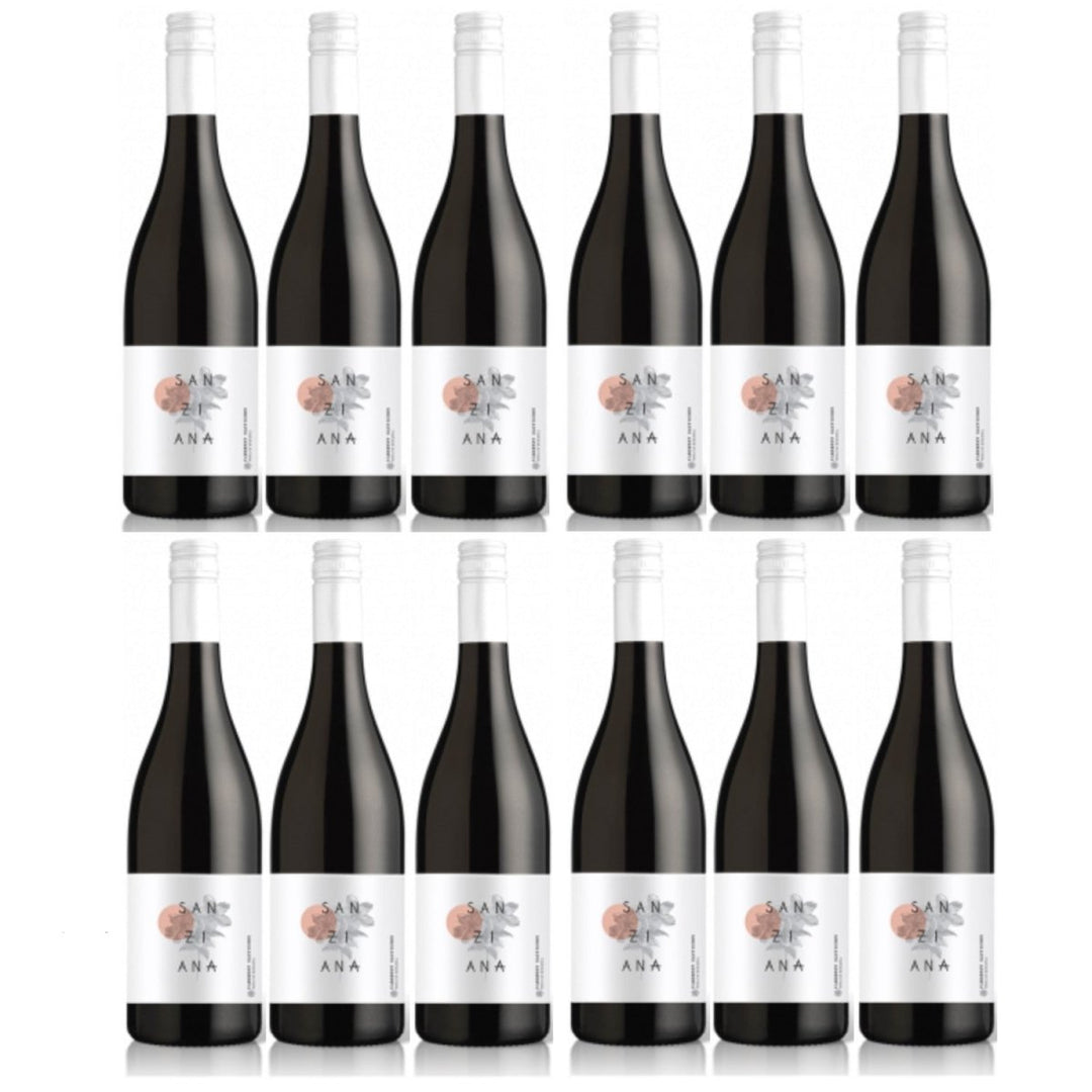 Cramele Recas Sanziana Cabernet Sauvignon Rotwein Wein Trocken Rumänien I Visando Paket (12 x 0,75l) - Versanel -