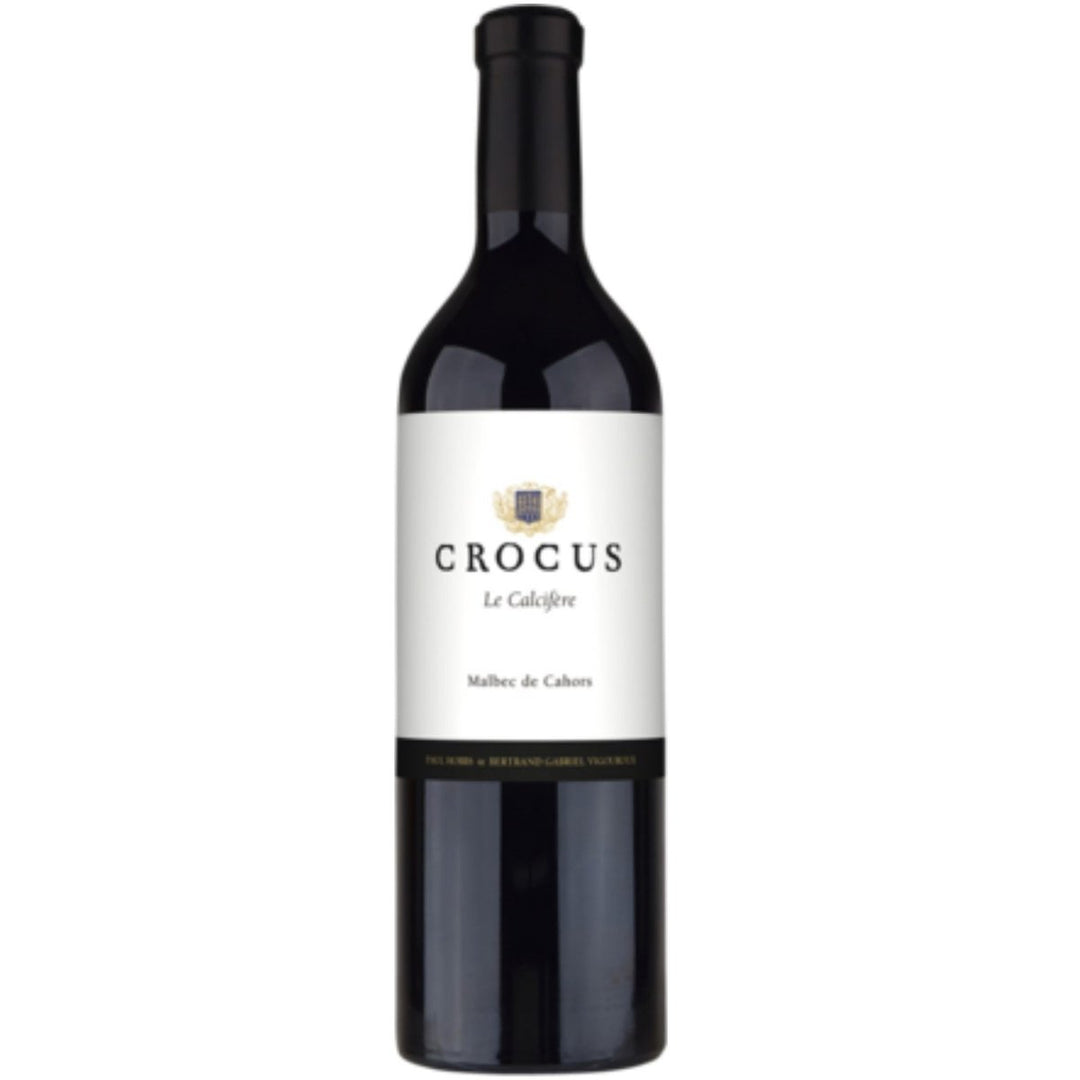 Crocus Le Calcifère Malbec Cahors Rotwein französischer Wein AOC Frankreich (6 x 0.75l) - Versanel -