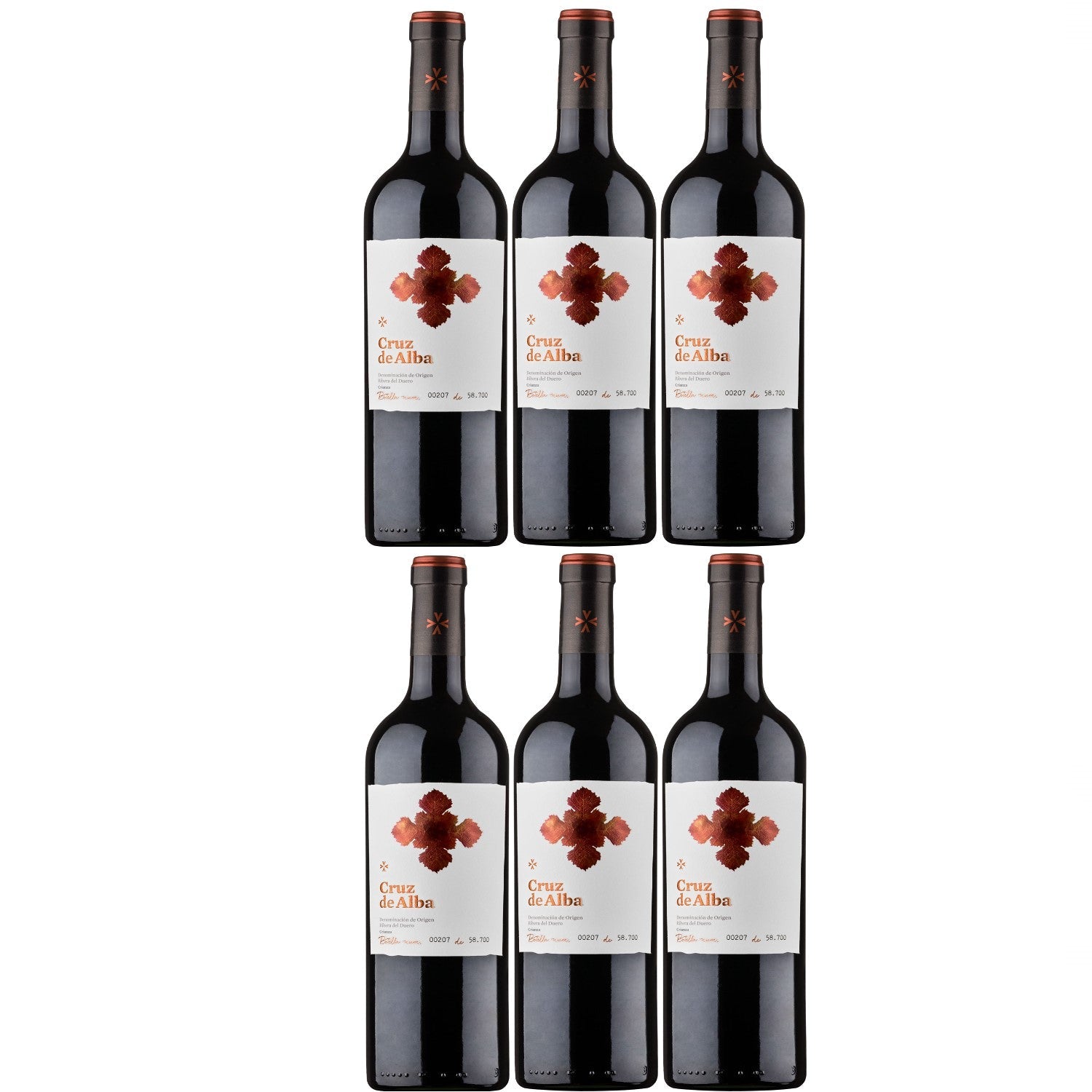 Cruz de Alba crianza Ribera del Duero DO Rotwein Wein trocken Spanien (6 x 0.75l) - Versanel -
