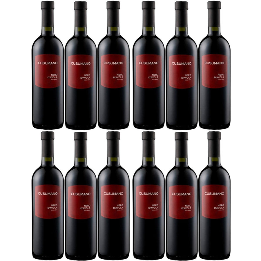 Cusumano Nero d'Avola Sicilia DOC Rotwein Wein Trocken Italien (12 x 0,75l) - Versanel -