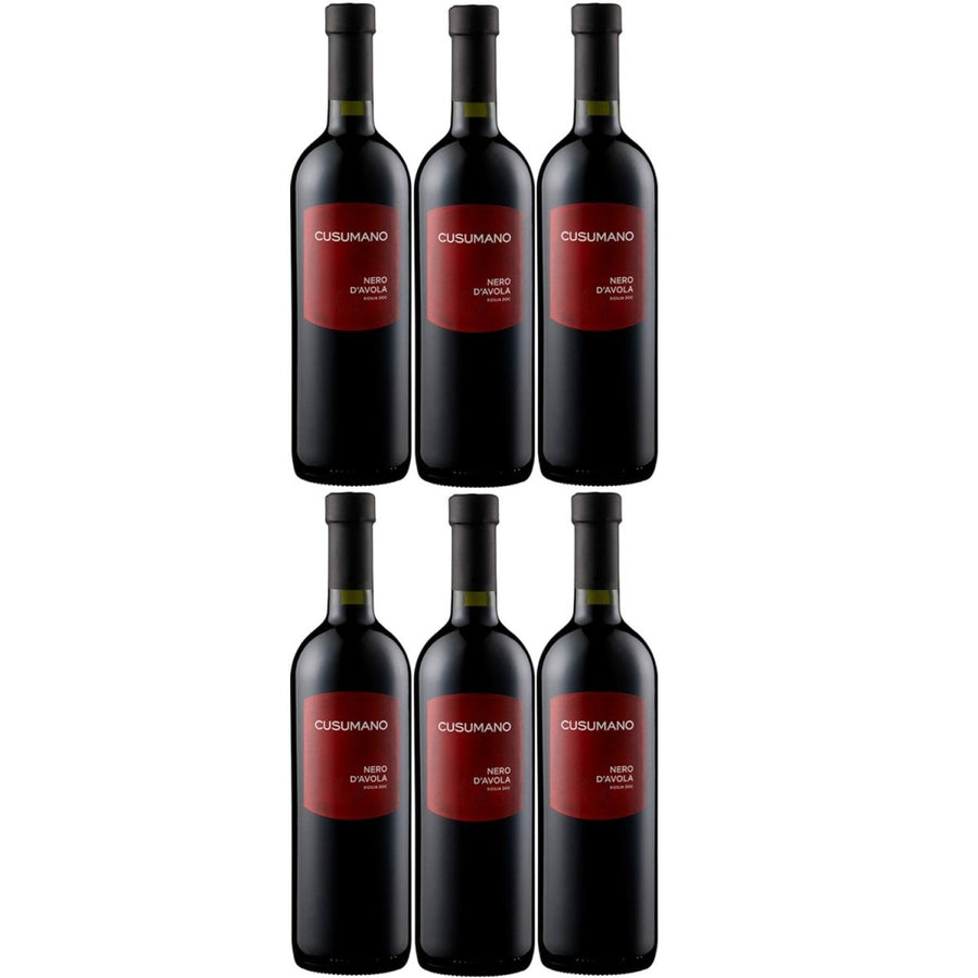 Cusumano Nero d'Avola Sicilia DOC Rotwein Wein Trocken Italien (6 x 0,75l) - Versanel -