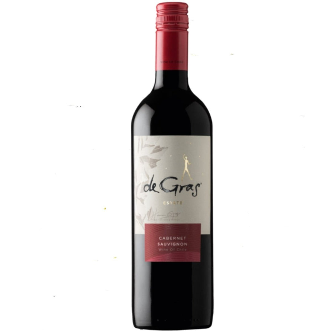 De Gras Cabernet Sauvignon Rotwein chilenischer Wein trocken Chile (1 x 0.75l) - Versanel -