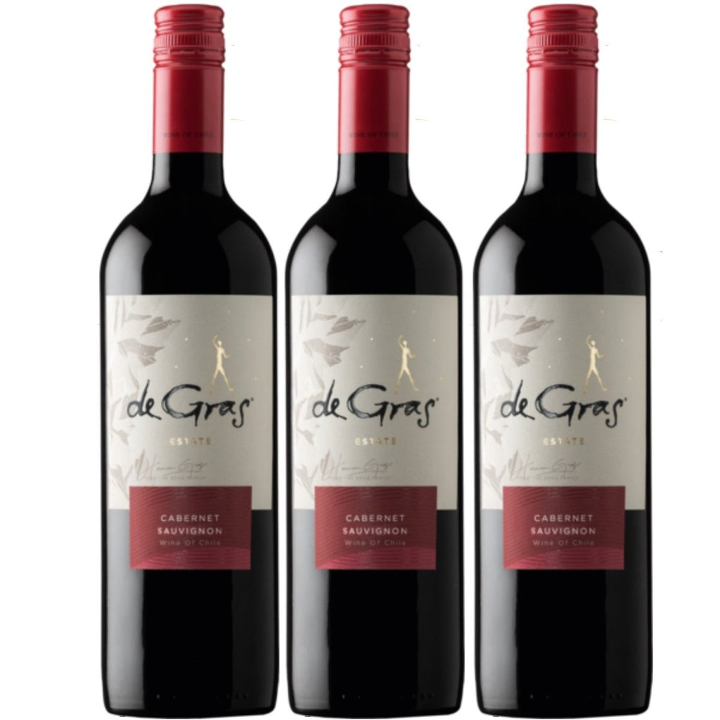 Versanel chilenischer Gras Rotwein Cabernet Chile Sauvignon De (3 trocken Wein –