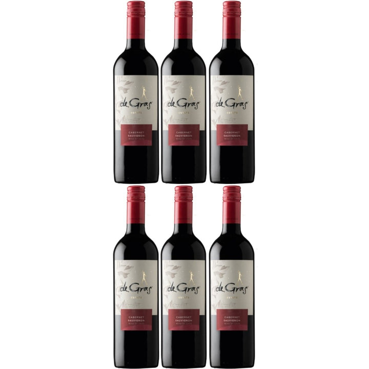 De Gras Cabernet Sauvignon Rotwein chilenischer Wein trocken Chile (6 x 0.75l) - Versanel -