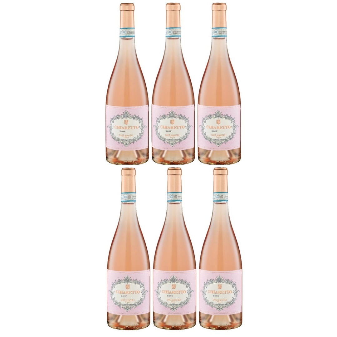 Delibori Authentique Bardolino Chiaretto DOC Roséwein Wein trocken Italien (6 x 0.75l) - Versanel -