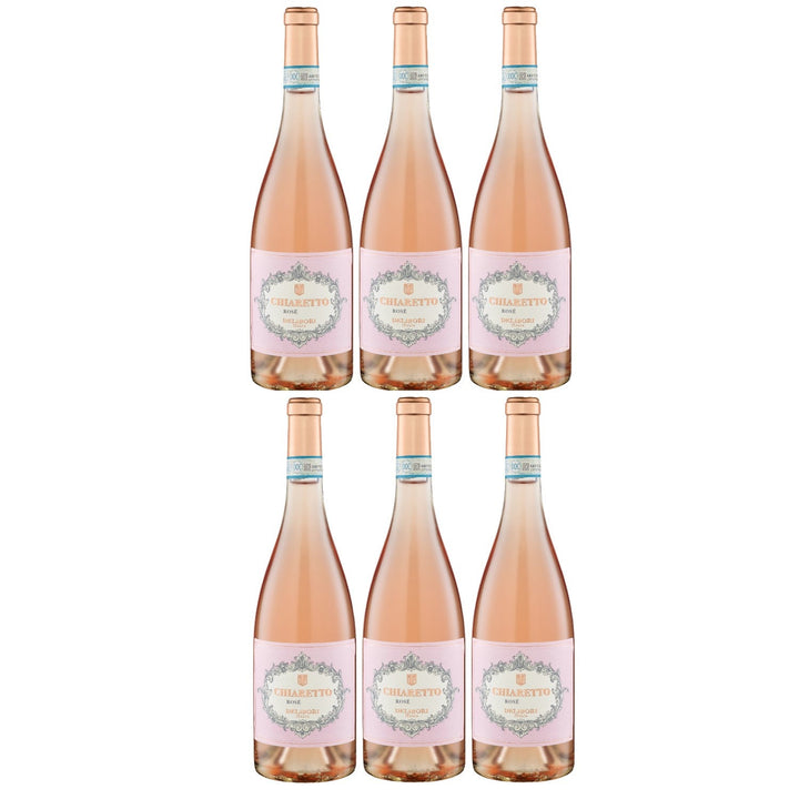 Delibori Authentique Bardolino Chiaretto DOC Roséwein Wein trocken Italien (6 x 0.75l) - Versanel -