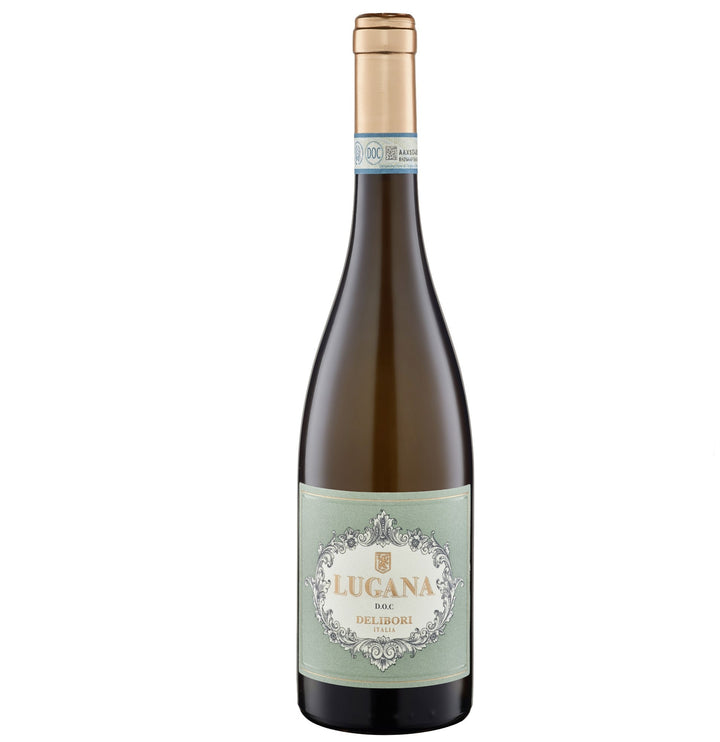 Delibori Authentique Lugana DOC Weißwein Wein trocken Italien (6 x 0.75l) - Versanel -
