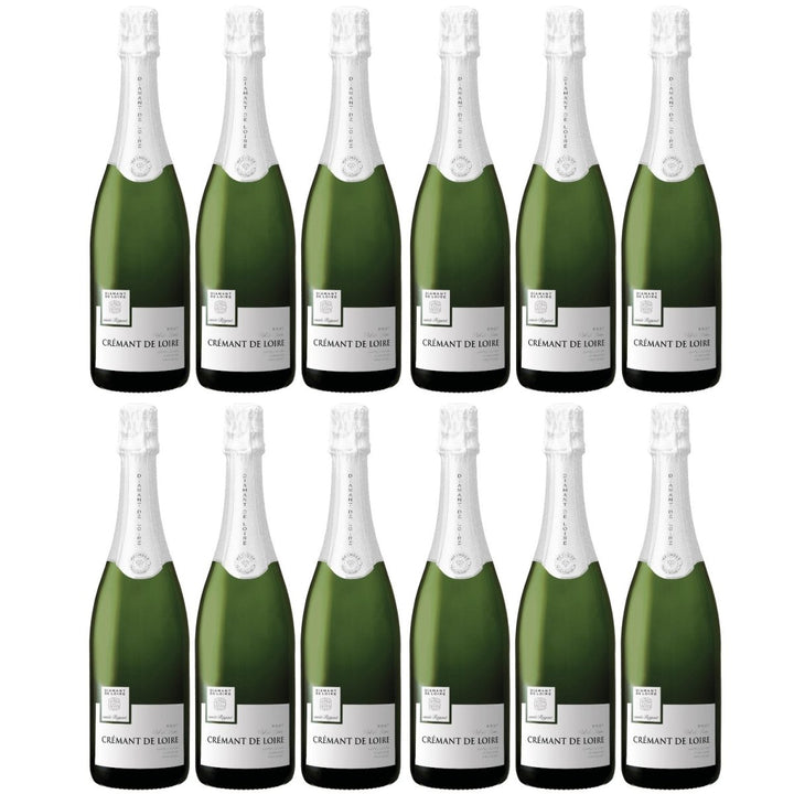 Diamant de Loire Brut Crémant de Loire Schaumwein trocken Frankreich (12 x 0,75l) - Versanel -