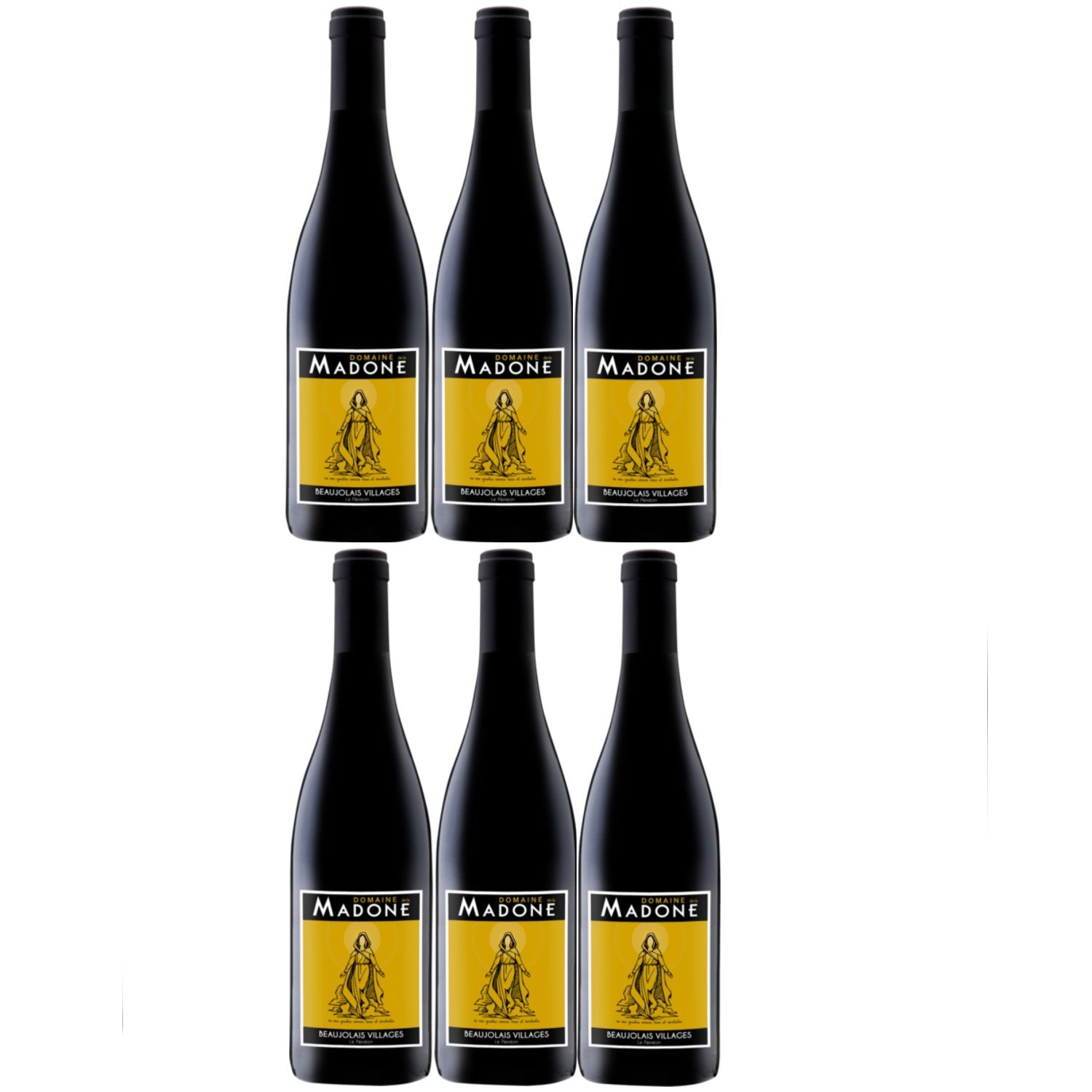 Domaine de la Madone Le Pérréon Beaujolais Villages Rotwein Wein trocken AOP Frankreich (6 x 0.75l) - Versanel -
