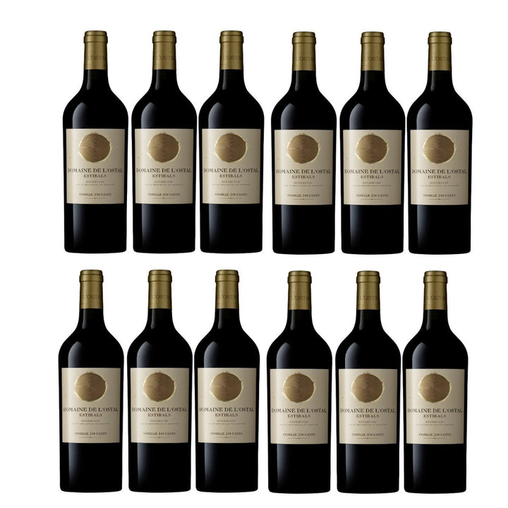 Domaine de L'Ostal Estibals Minervois Rotwein Wein trocken AOC Frankreich (12 x 0.75l) - Versanel -