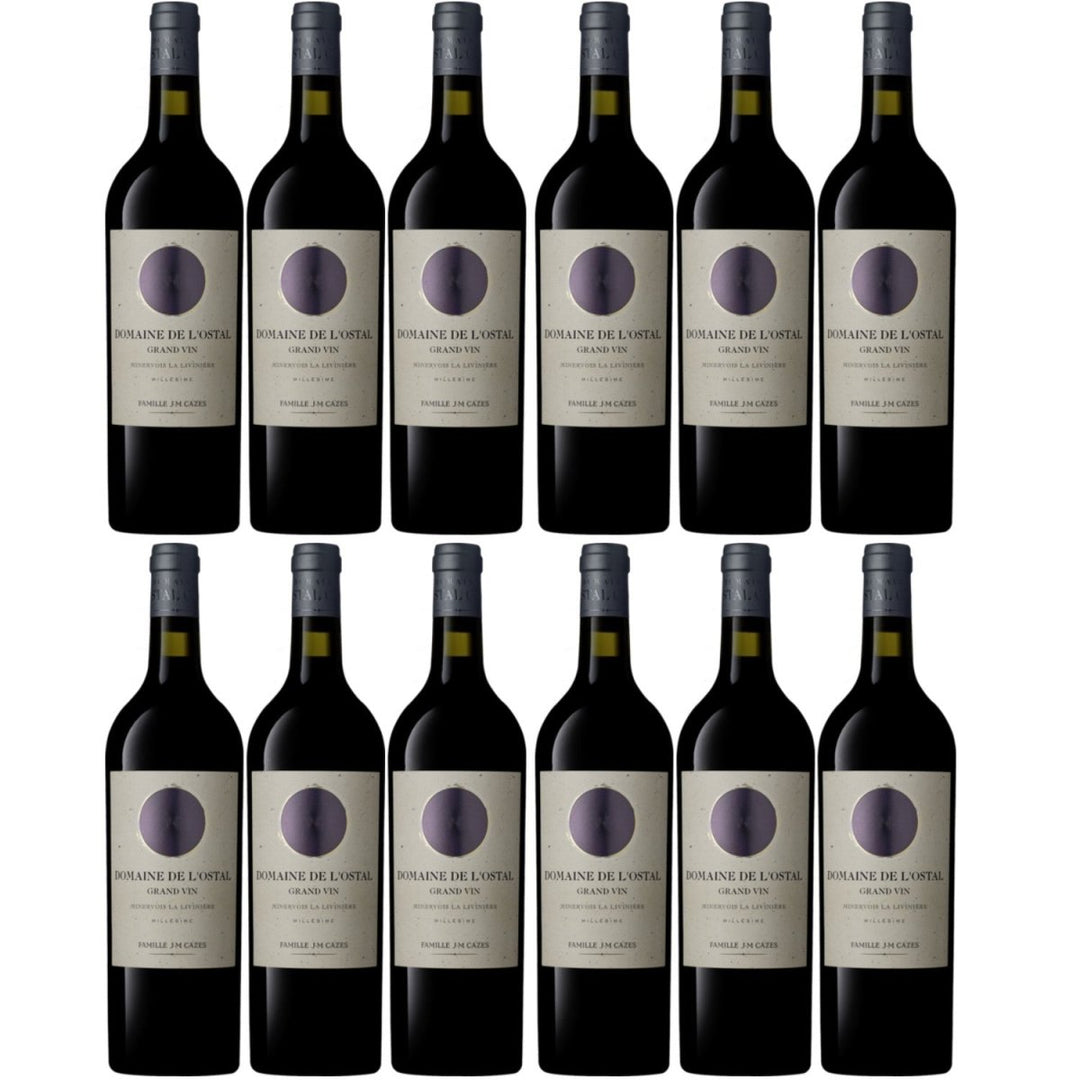 Domaine de L’Ostal Grand Vin Minervois La Livinière Rotwein Wein trocken AOC Frankreich (12 x 0.75l) - Versanel -