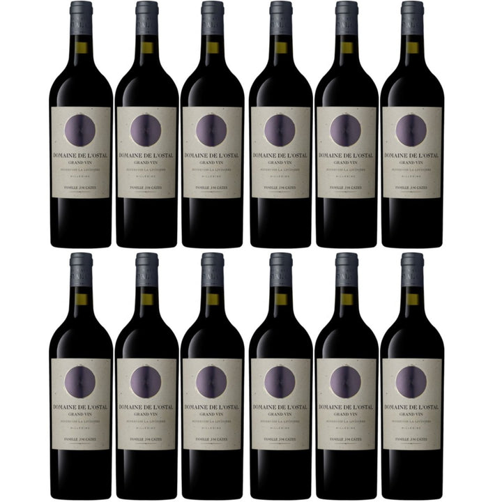 Domaine de L’Ostal Grand Vin Minervois La Livinière Rotwein Wein trocken AOC Frankreich (12 x 0.75l) - Versanel -