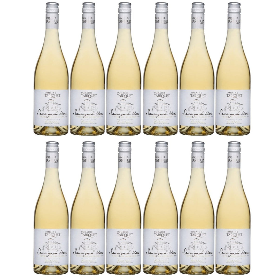 Domaine Tariquet Sauvignon Blanc Côtes de Gascogne IGP Weißwein Wein trocken Frankreich (12 x 0,75l) - Versanel -