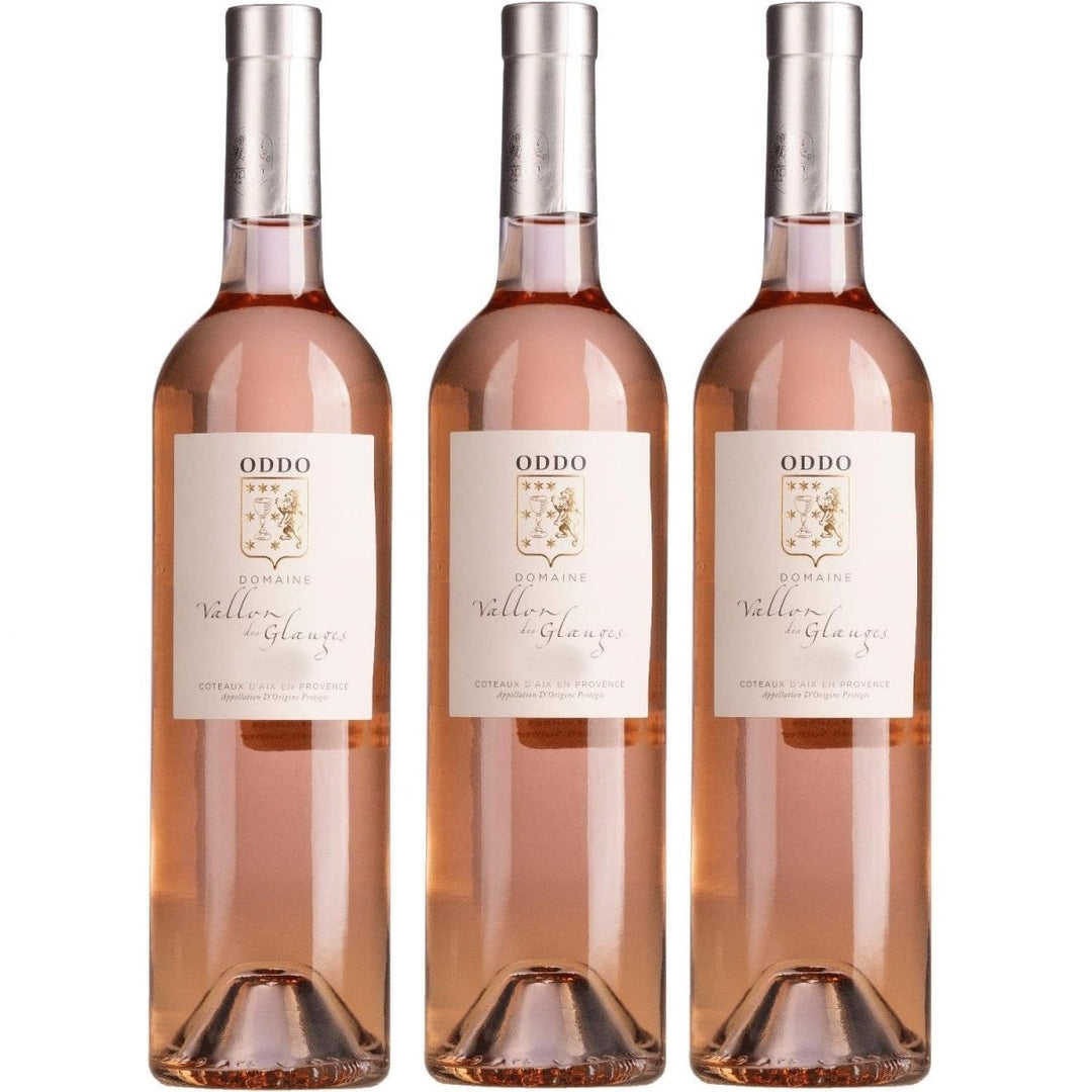 Domaine Vallon des Glauges Oddo Provence Roséwein Bio Wein trocken Frankreich Inkl. FeinWert E-Book (3 x 0,75l) - Versanel -