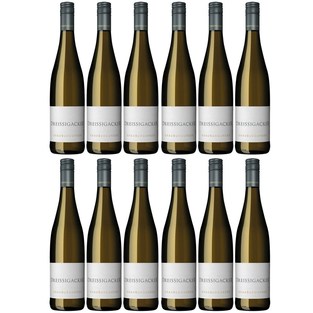 Dreissigacker Grauburgunder Bio Weißwein trocken Rheinhessen (12 x 0,75l) - Versanel -