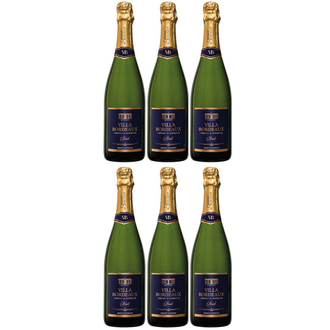 Maison Le Star Villa Bordeaux Crémant de Bordeaux Brut Frankreich (6 x 0,75l)