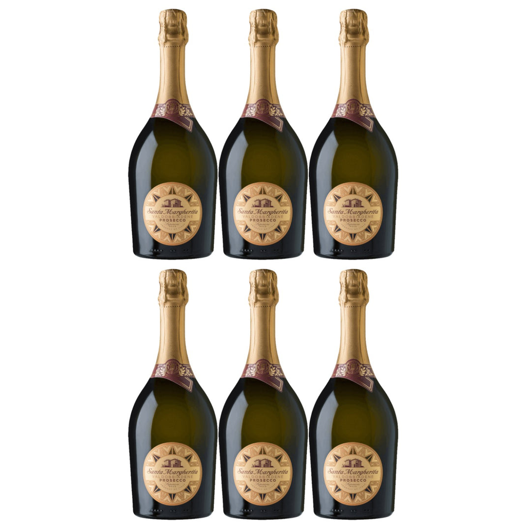 Santa Margherita Prosecco Valdobbiadene Superiore Extra Brut DOCG Italien (6 x 0,75l)