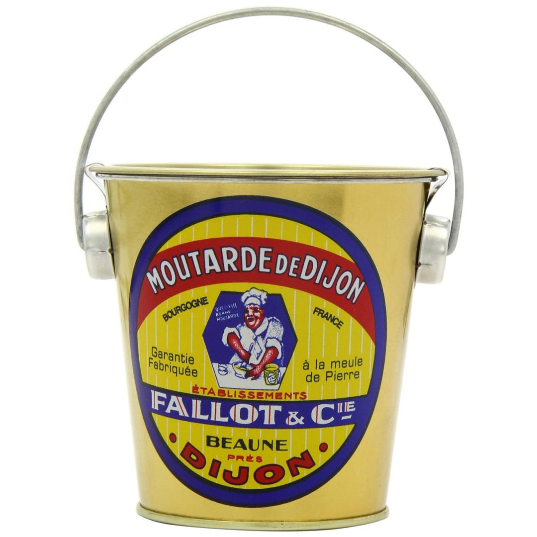 Edmond Fallot Klassischer Dijon-Senf im Metalleimer - Moutarde de Dijon (2 x 450g) - Versanel -