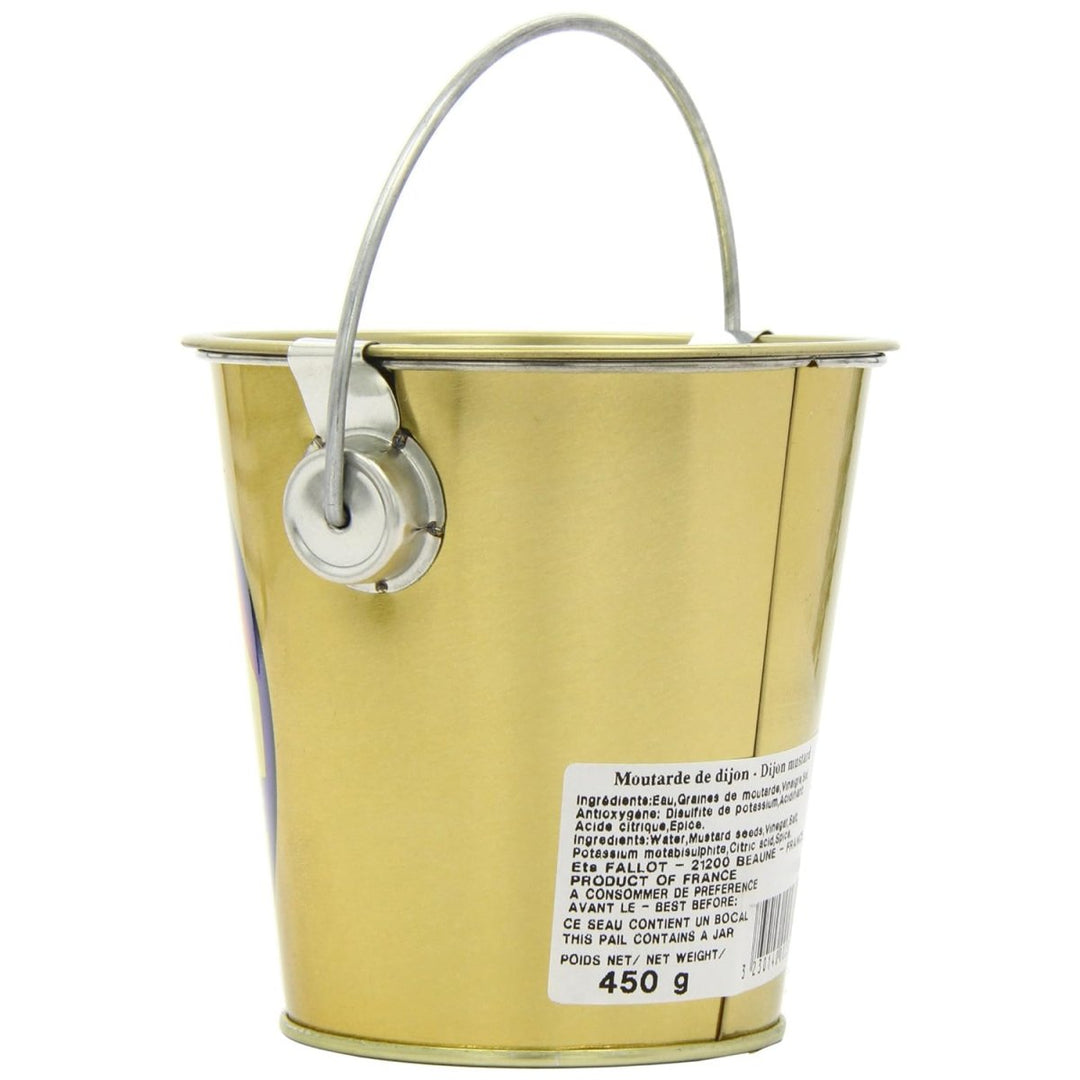 Edmond Fallot Klassischer Dijon-Senf im Metalleimer - Moutarde de Dijon (2 x 450g) - Versanel -