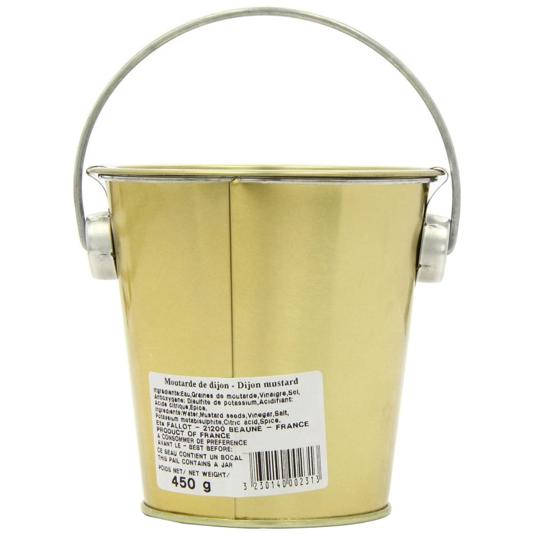 Edmond Fallot Klassischer Dijon-Senf im Metalleimer - Moutarde de Dijon (4 x 450g) - Versanel -