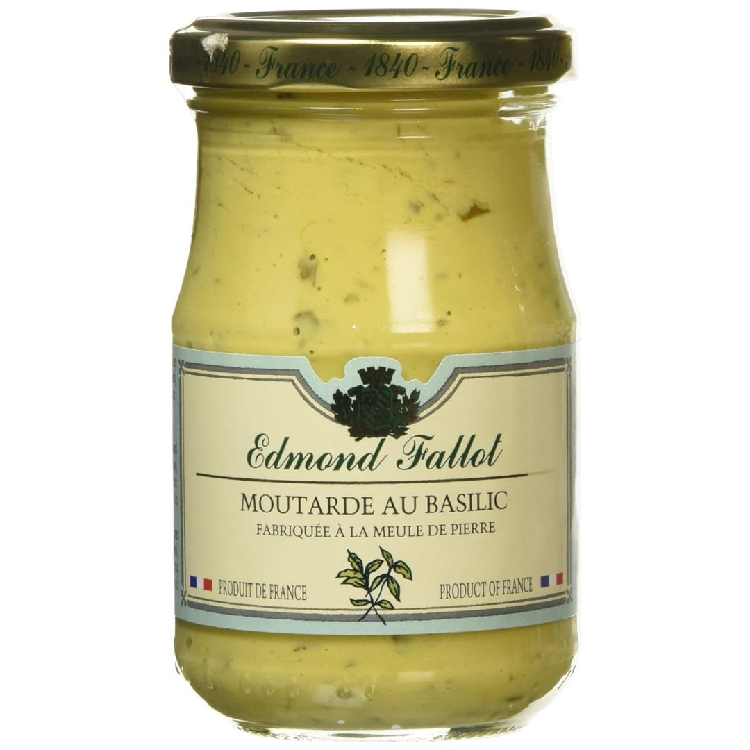 Edmond Fallot - Moutarde au Basilic Senf - (3 x 205g) - Versanel -