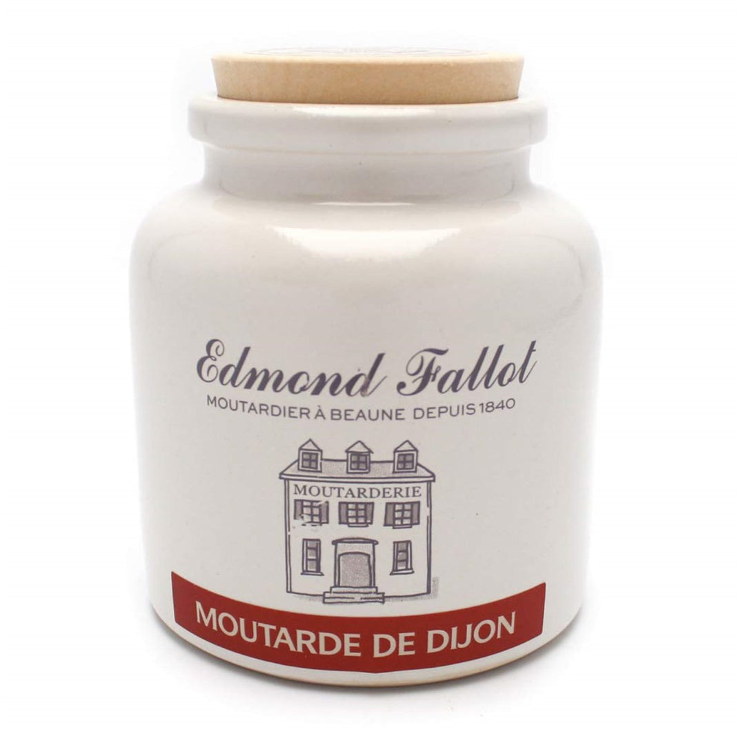 Edmond Fallot Moutarde de Dijon Senf scharf & fein im Steintopf Frankreich (3 x 250g) - Versanel -