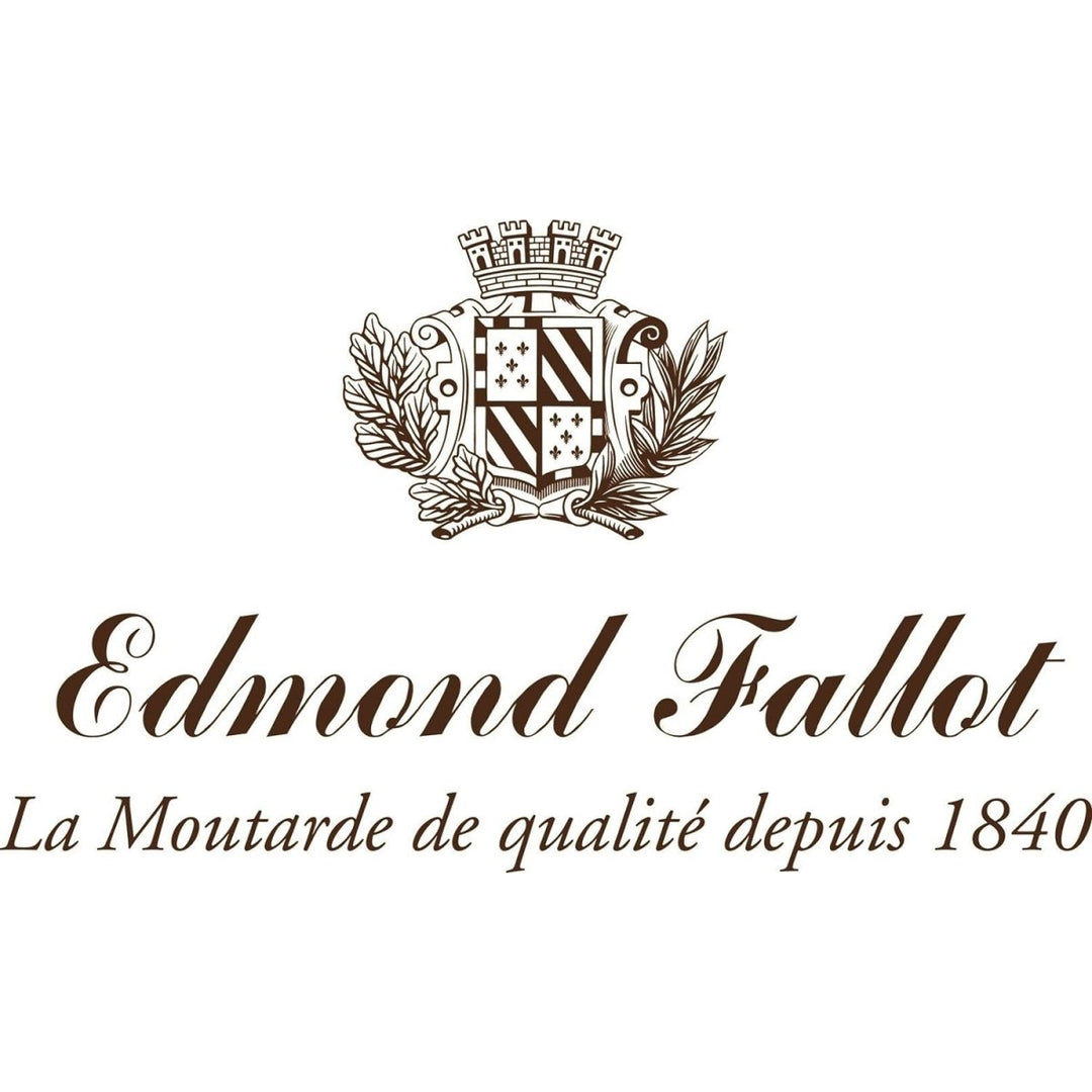 Edmond Fallot - Senf mit Estragon (Moutarde verte a l'Estragon) im Glas, (6 x 105g) - Versanel -