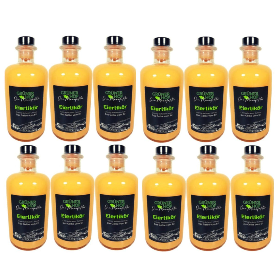 Eierlikör, Grüner Hof, Paehler Rietberg, 18% vol, (12 x 0,5L) - Versanel -