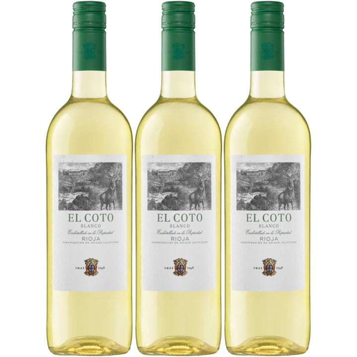 El Coto Rioja Blanco DOCa Weißwein Wein Trocken Spanien (3 x 0,75l) - Versanel -