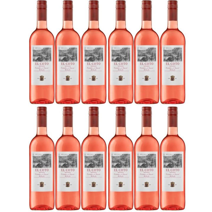 El Coto Rioja Tempranillo DOCa Rosado Roséwein Wein Trocken Spanien (12 x 0,75l) - Versanel -