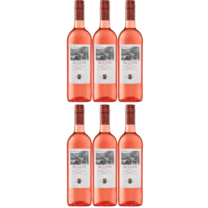 El Coto Rioja Tempranillo DOCa Rosado Roséwein Wein Trocken Spanien (6 x 0,75l) - Versanel -