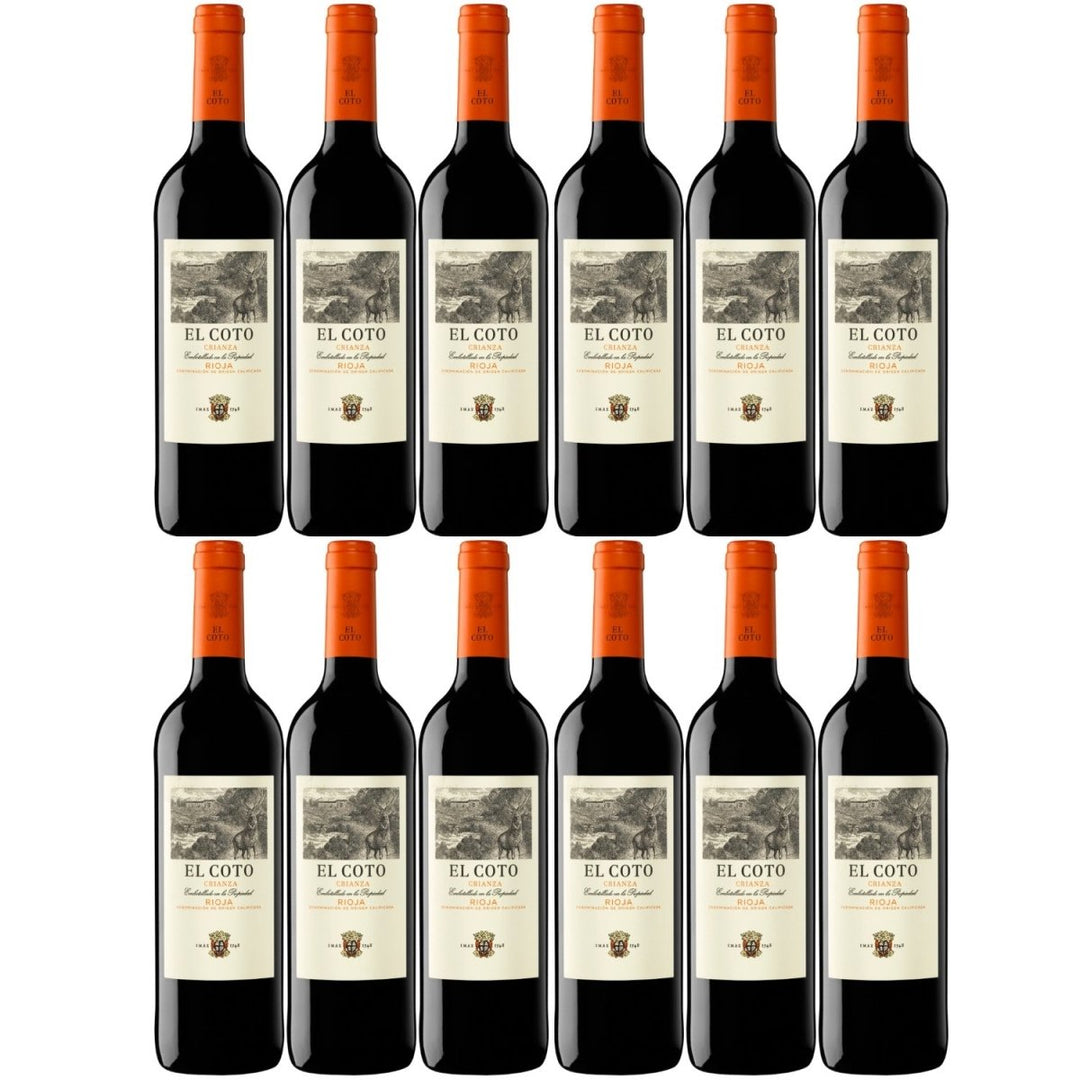 El Coto Tinto Crianza Rioja DOCa Tempranillo Trocken Spanien (12 x 0,75l) - Versanel -