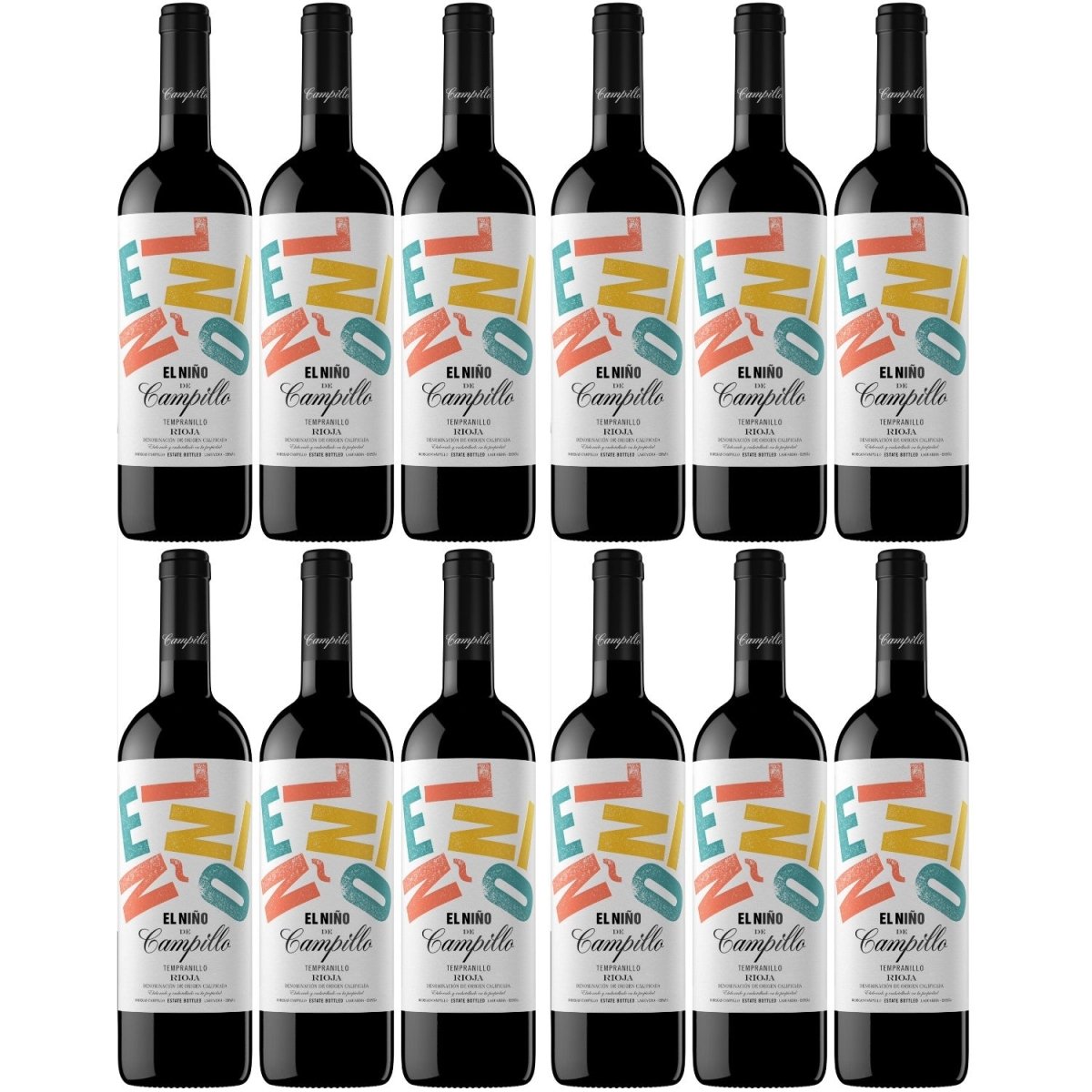 El Niño de Campillo Rotwein Wein trocken vegan Spanien ( 12 x 0,75l ) - Versanel -