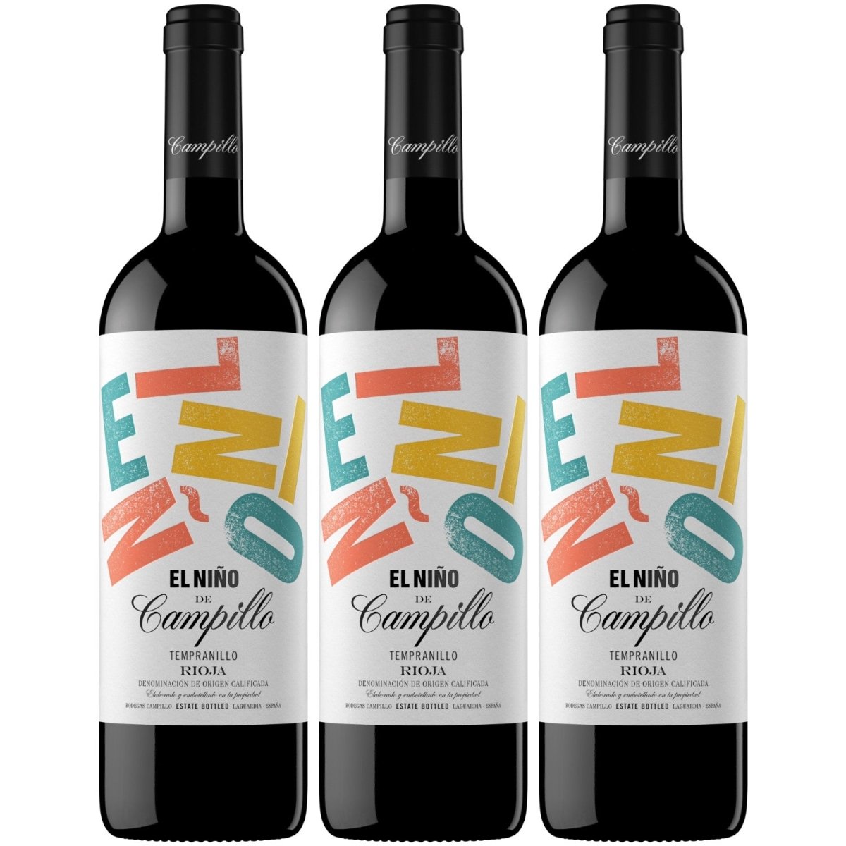 El Niño de Campillo Rotwein Wein trocken vegan Spanien ( 3 x 0,75l ) - Versanel -