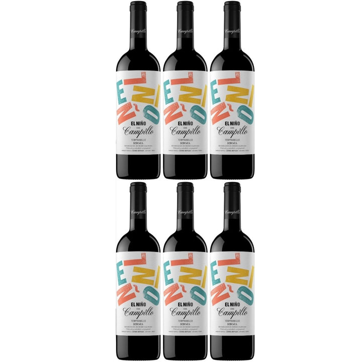 El Niño de Campillo Rotwein Wein trocken vegan Spanien ( 6 x 0,75l ) - Versanel -