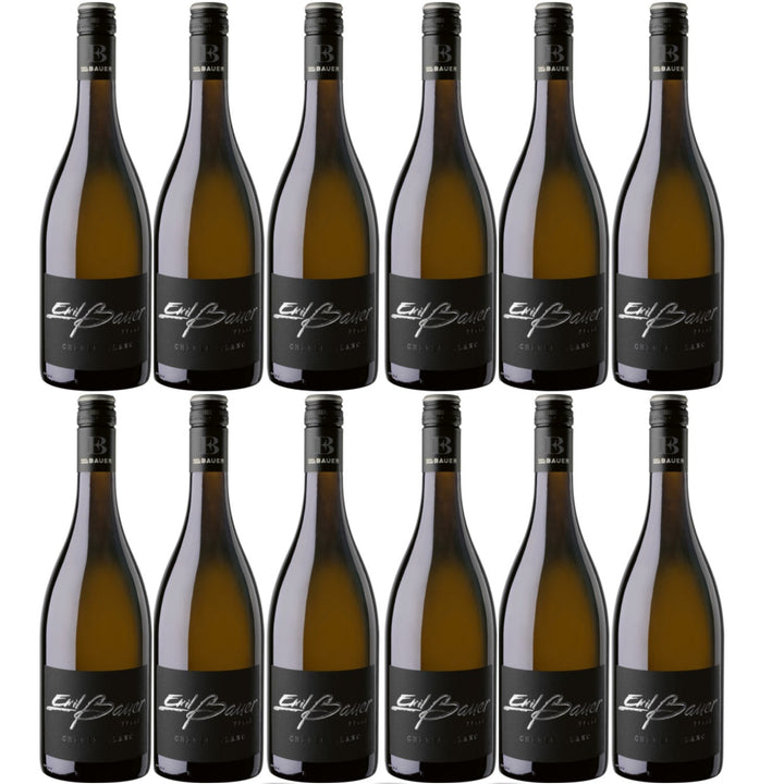 Emil Bauer Black Label Chenin Blanc QbA Weißwein Wein trocken Deutschland (12 x 0.75l) - Versanel -