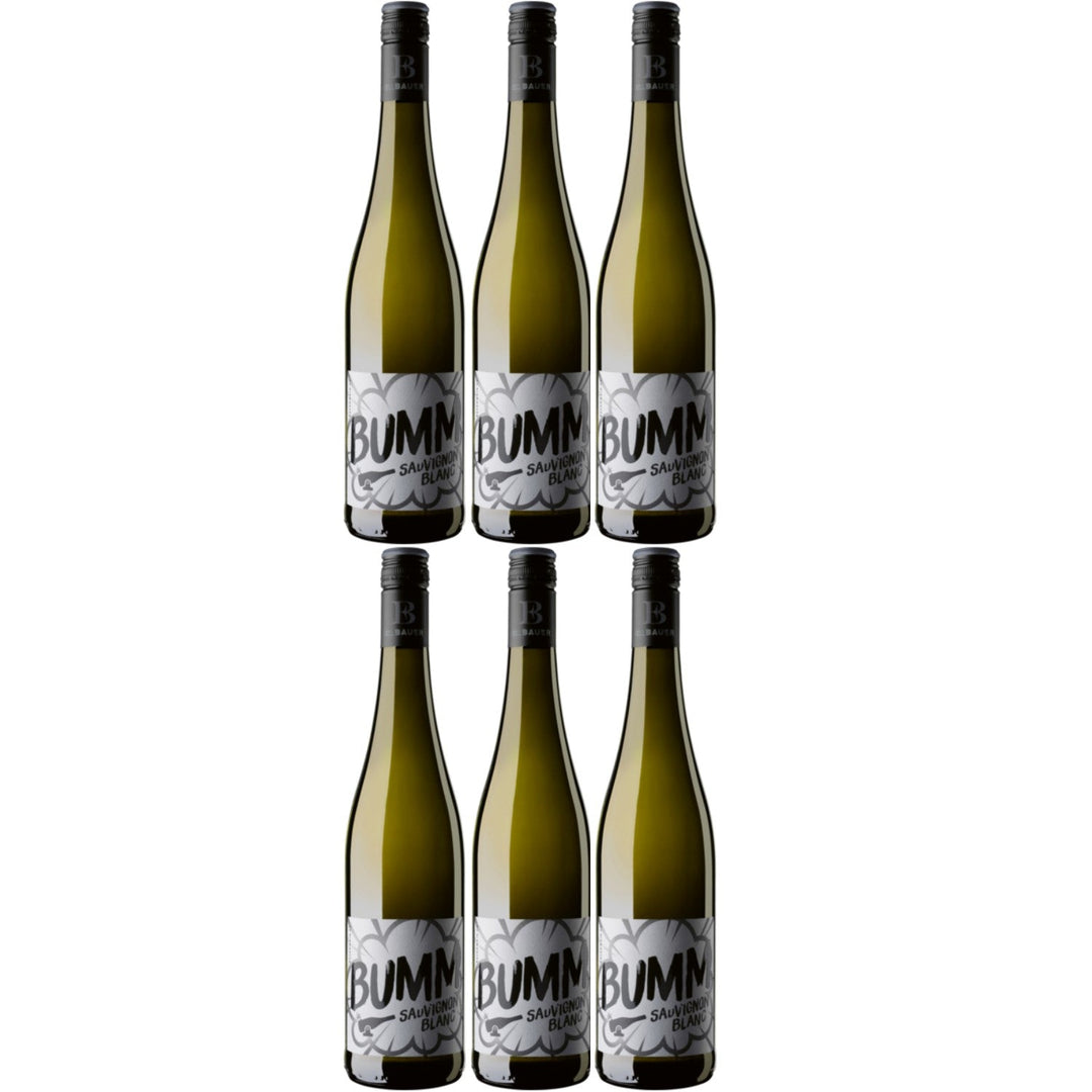 Emil Bauer White Label BUMM Sauvignon Blanc QbA Weißwein Wein Deutschland (6 x 0.75l) - Versanel -