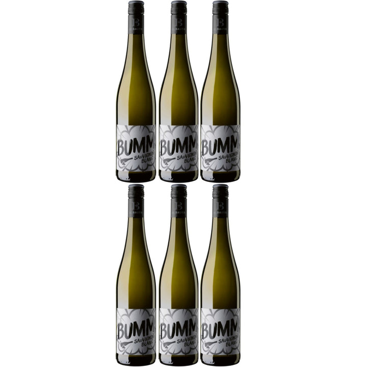 Emil Bauer White Label BUMM Sauvignon Blanc QbA Weißwein Wein Deutschland (6 x 0.75l) - Versanel -