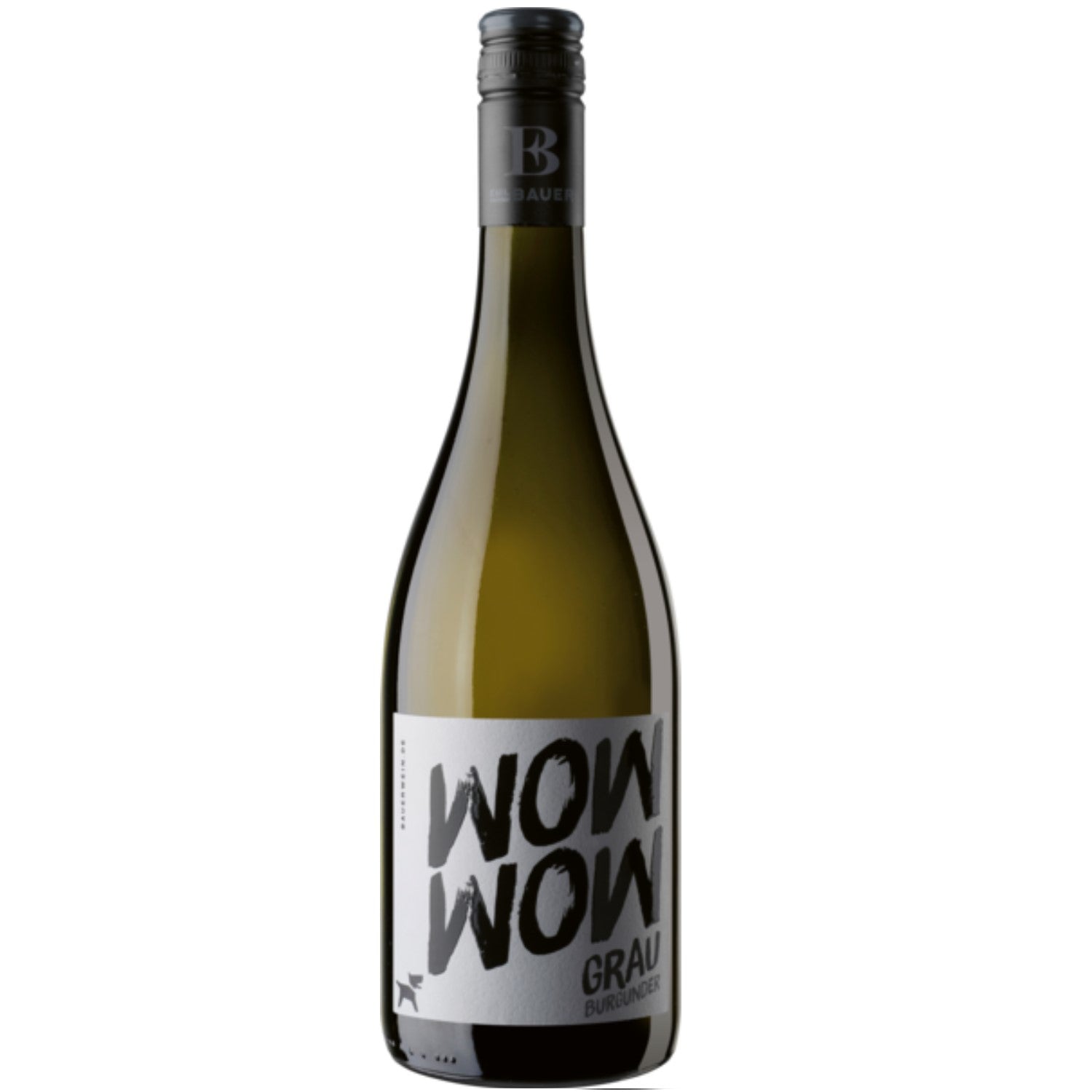 Emil Bauer White Label WOW WOW Grauburgunder QbA Weißwein Wein trocken Deutschland (3 x 0.75l) - Versanel -