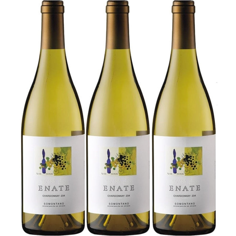Enate Chardonnay 234 DO Weißwein Wein Trocken Spanien (3 x 0.75l) - Versanel -