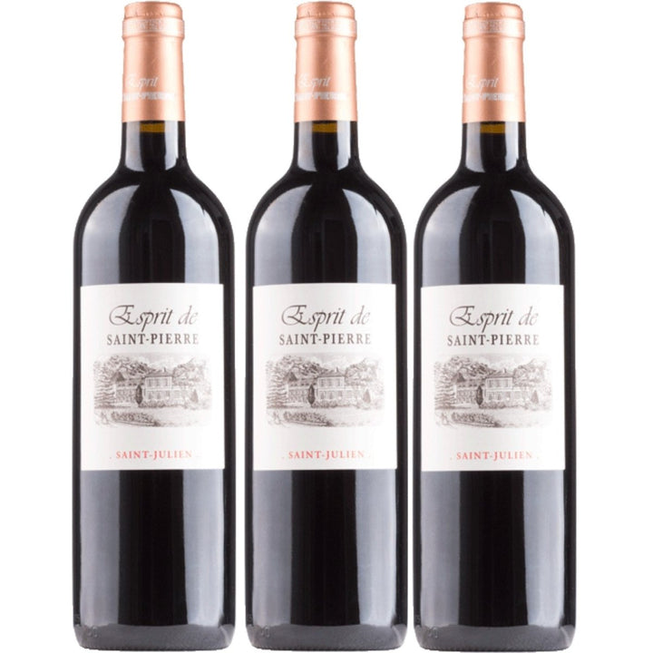 Esprit de Saint - Pierre Saint - Julien Rotwein Cuvée Wein trocken Frankreich (3 x 0,75l) - Versanel -