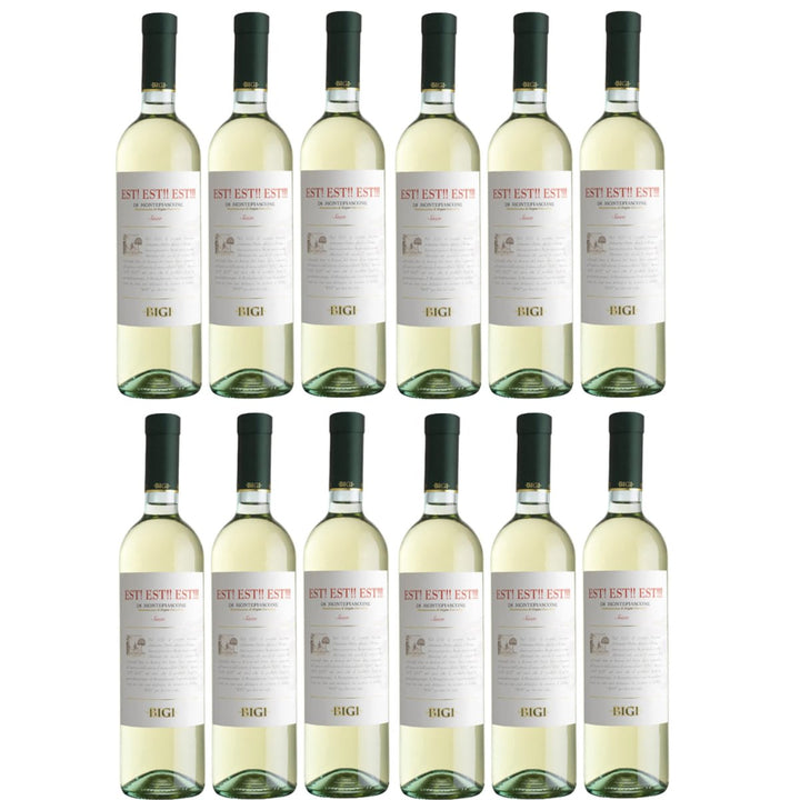 EST! EST!! EST!!! DOC di Montefiascone Weißwein Wein trocken Italien (12 x 0,75l) - Versanel -