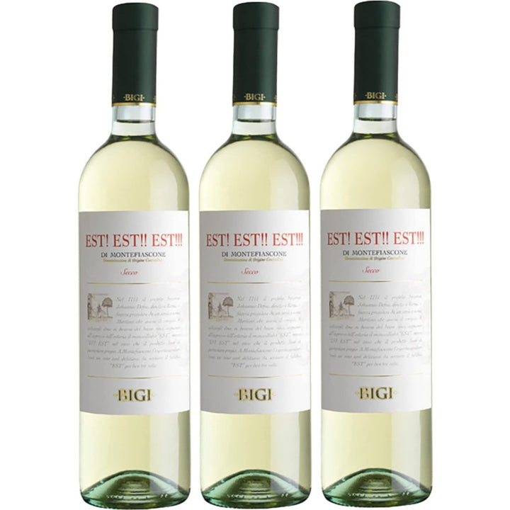 EST! EST!! EST!!! DOC di Montefiascone Weißwein Wein trocken Italien (3 x 0,75l) - Versanel -