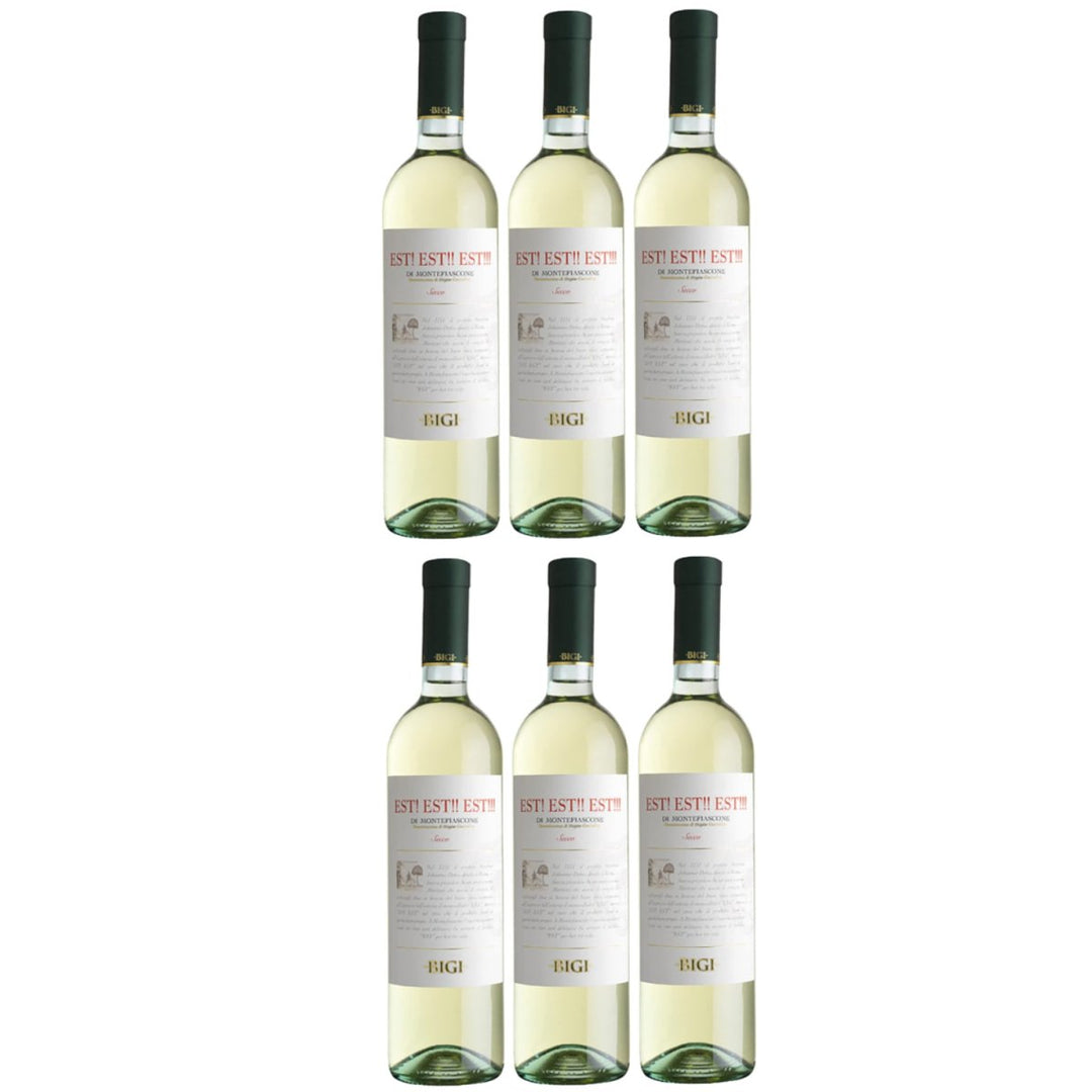 EST! EST!! EST!!! DOC di Montefiascone Weißwein Wein trocken Italien (6 x 0,75l) - Versanel -