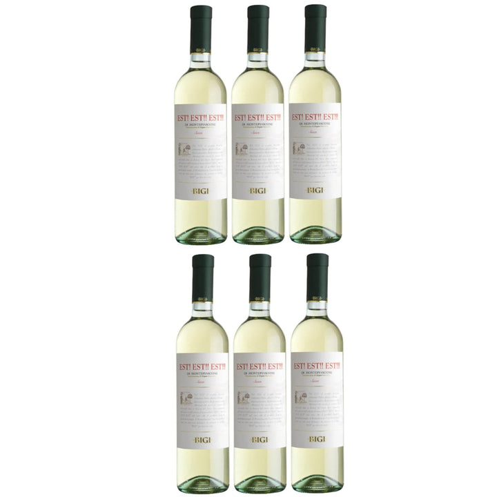 EST! EST!! EST!!! DOC di Montefiascone Weißwein Wein trocken Italien (6 x 0,75l) - Versanel -