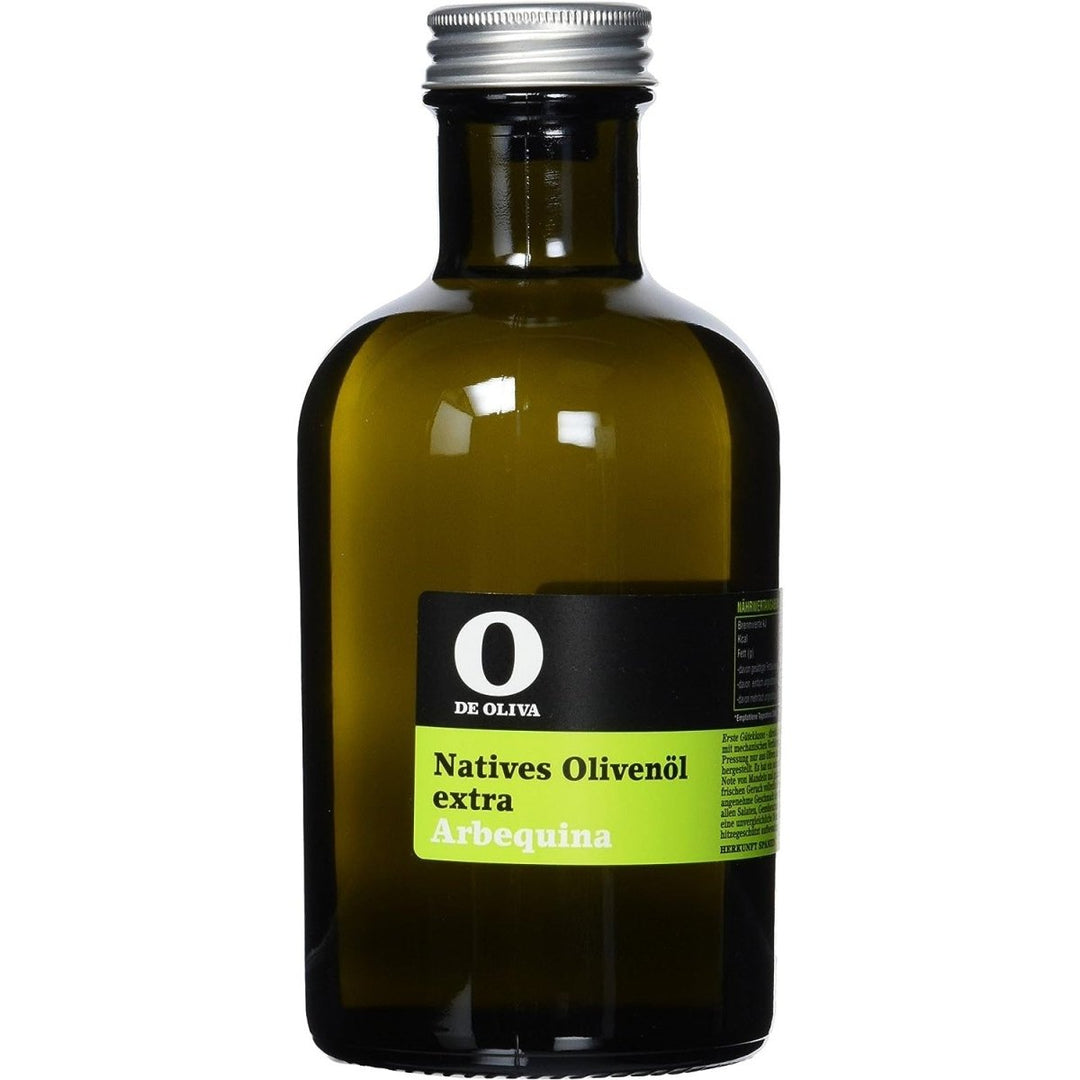 Extra Virgen Olive Oil Arbequina Natives Olivenöl extra von der Sorte Arbequina von O de Oliva (Alicante) aus Spanien/Murcia (1 x 0,5 l) - Versanel -